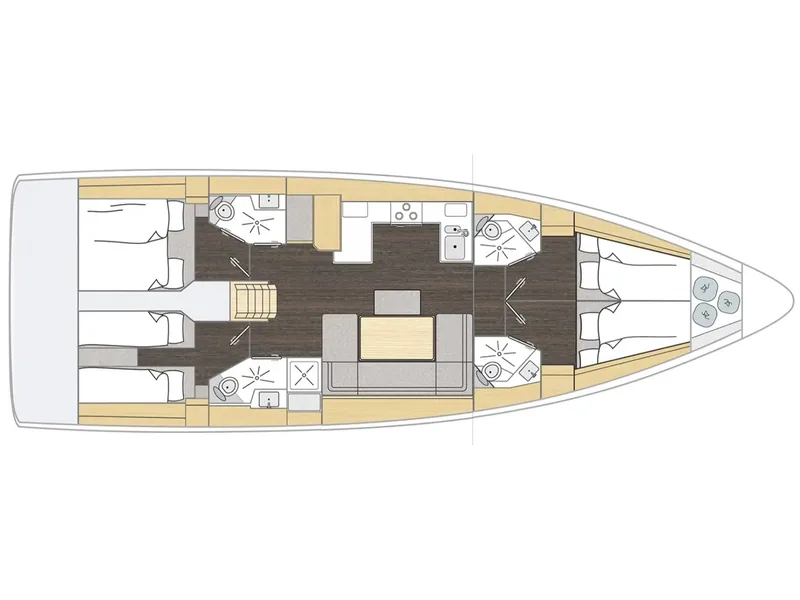 Yelkenli Bavaria C46 · Fethiye · 2025